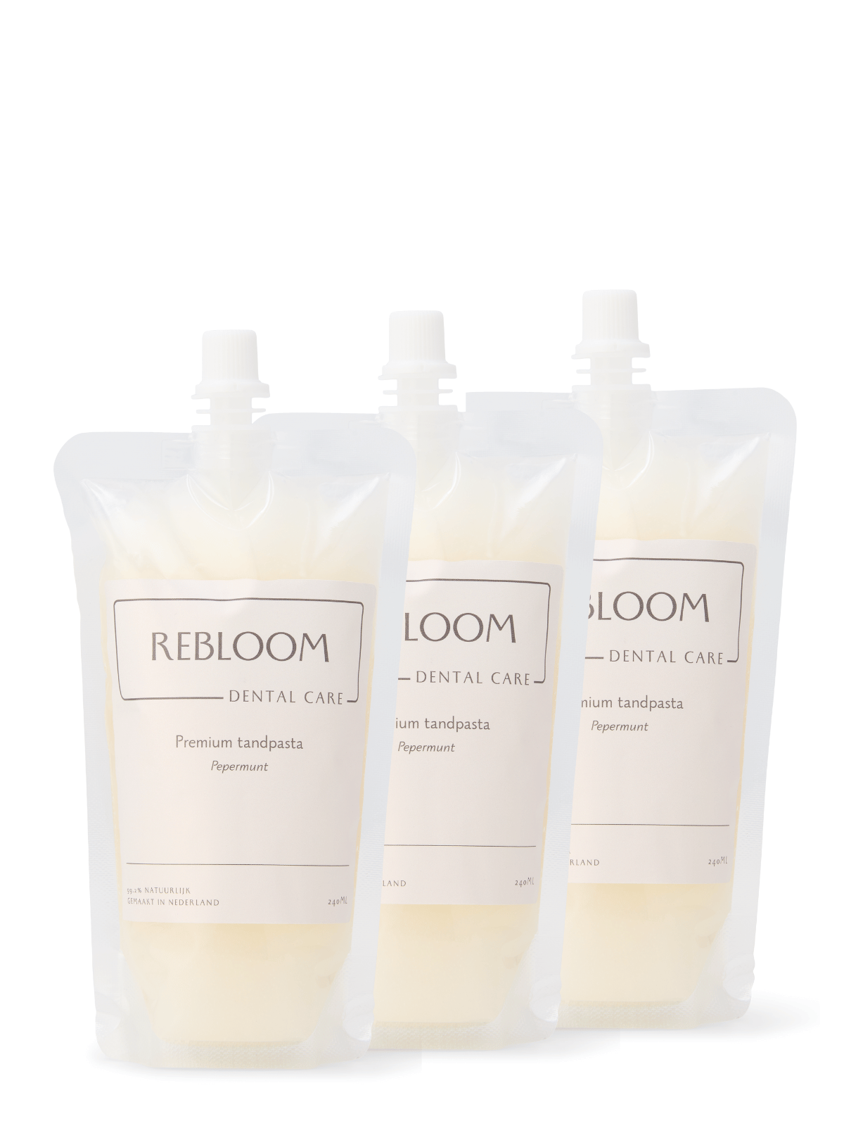 XL pakket - navullingen premium tandpasta pepermunt