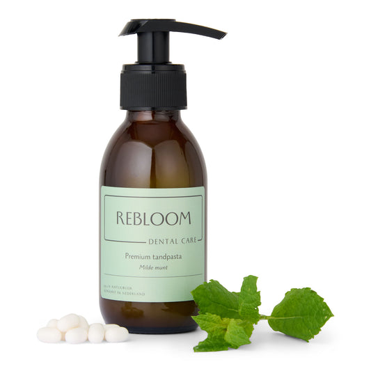 Flesje premium tandpasta - Milde munt - 120ml / 2 tubes - fluoridehoudend